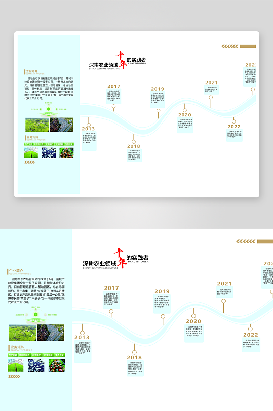 企业发展历程文化墙设计-众图网