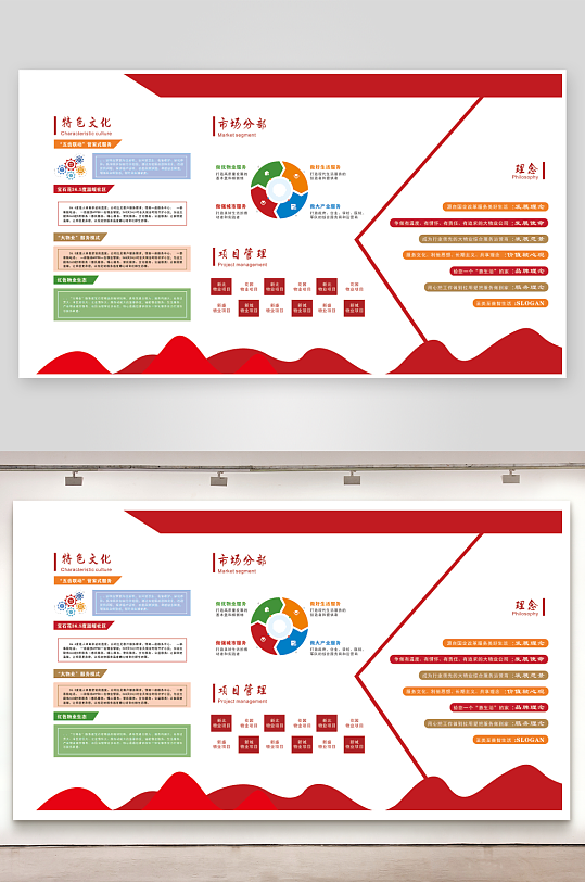 物业管理制度文化墙-众图网