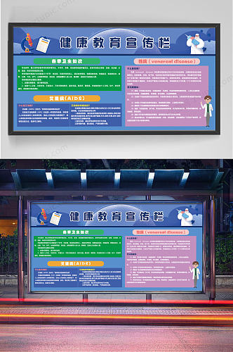 创卫健康教育知识宣传栏