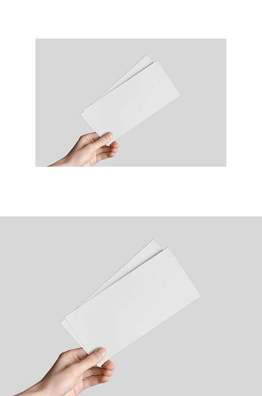 精品手持卡片样机效果展示