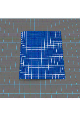 精品网格画册封面样机效果