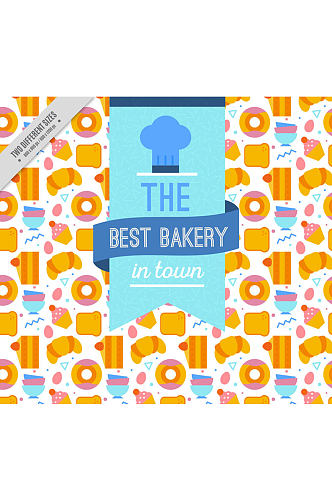 创意最棒的面包店海报矢量素材