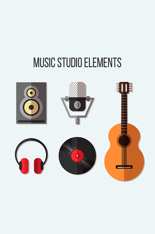 音乐元素矢量图图片-音乐元素矢量图设计素材-音乐元素矢量图模板下载