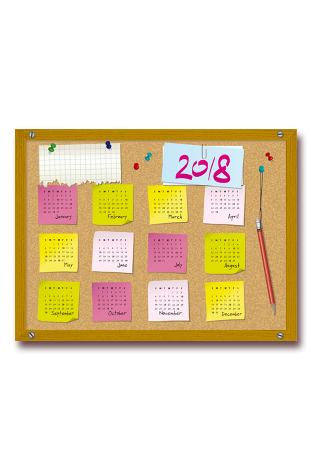 精美年历矢量素材