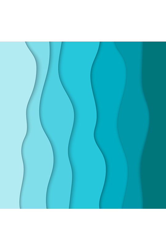 简约波浪渐变背景矢量素材-众图网