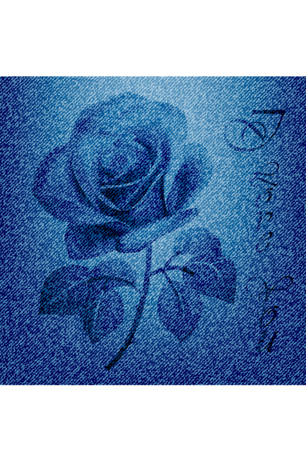 精美蓝色花卉矢量素材素材