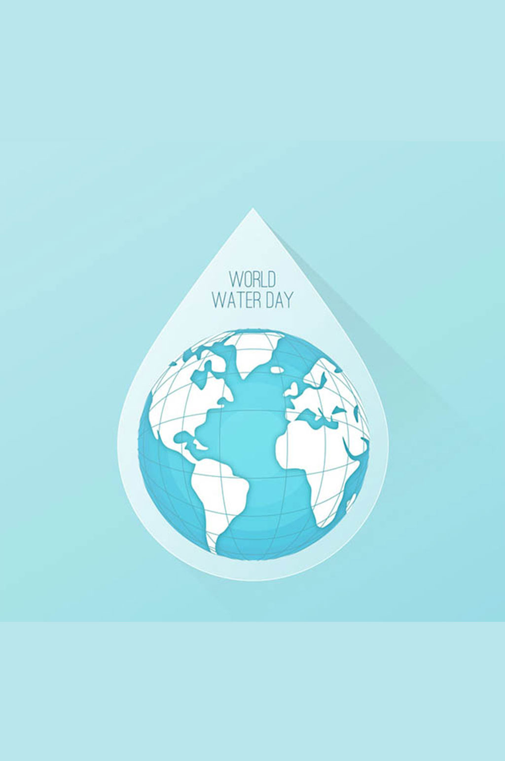 创意国际水资源日贺卡矢量素材
