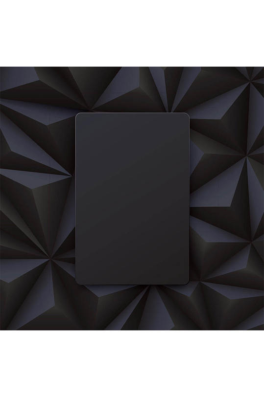 精美黑色菱形背景矢量素材-众图网