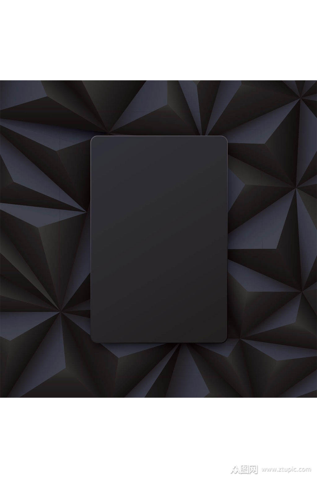 精美黑色菱形背景矢量素材