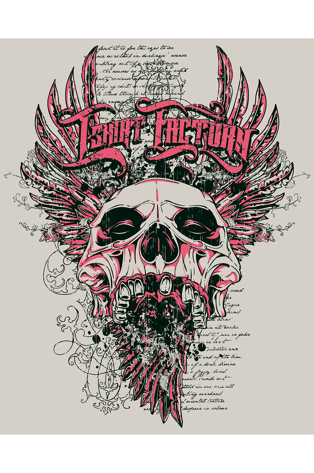 彩色时尚骷髅精美设计矢量元素素材