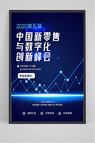 科技中国新零售海报设计