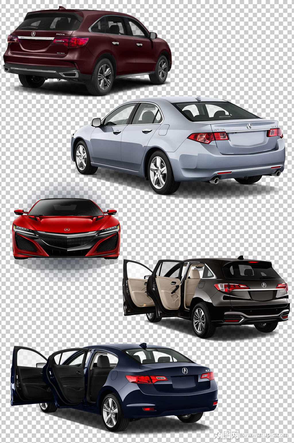 精美简约时尚汽车设计元素素材矢量