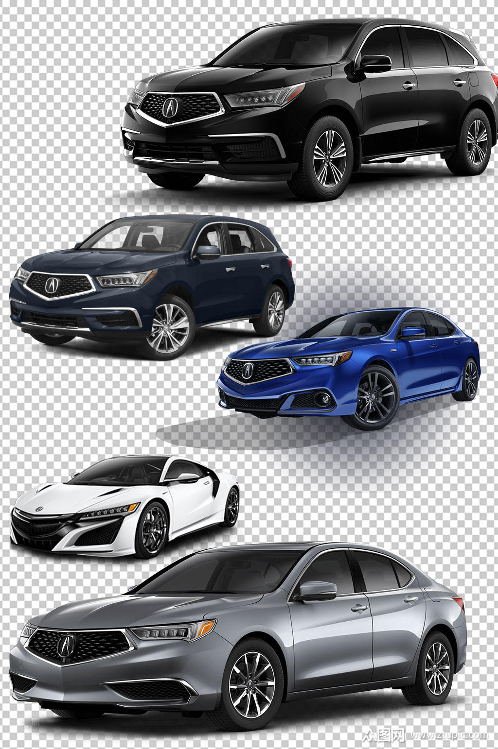 精美简约时尚汽车设计元素素材矢量