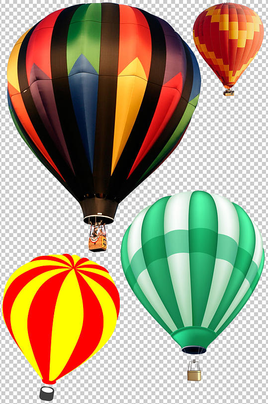 精美简约热气球设计元素素材矢量