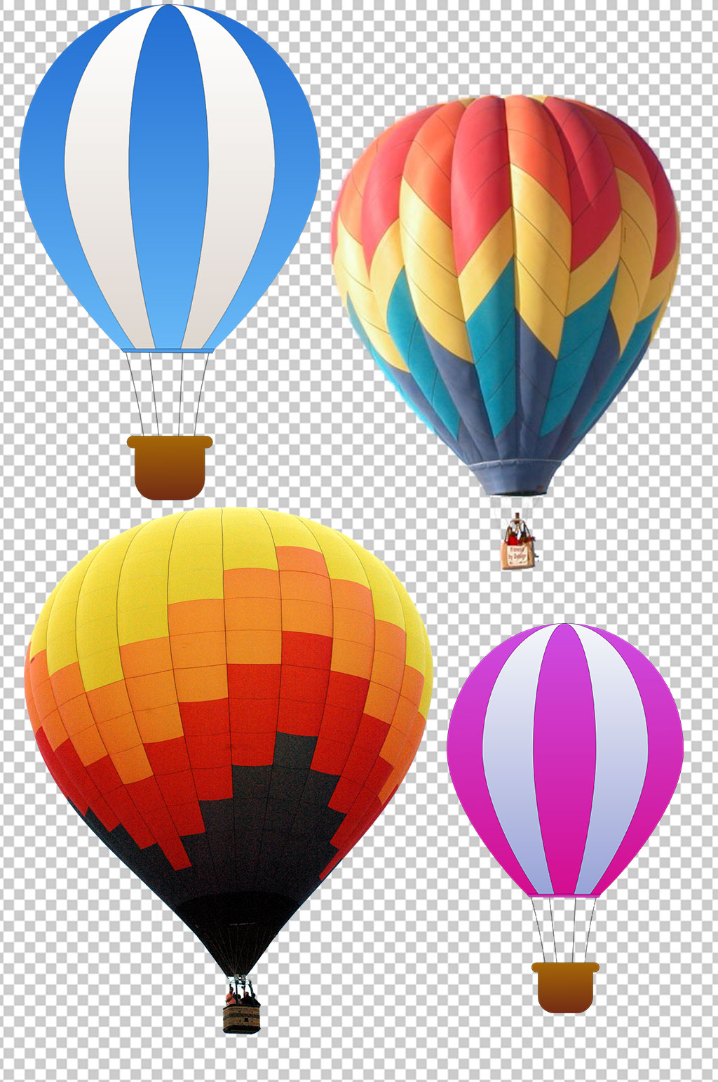 精美简约热气球设计元素素材矢量