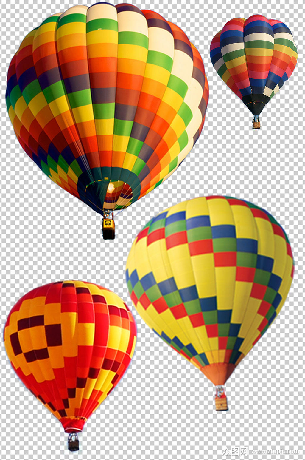 精美简约热气球设计元素素材矢量