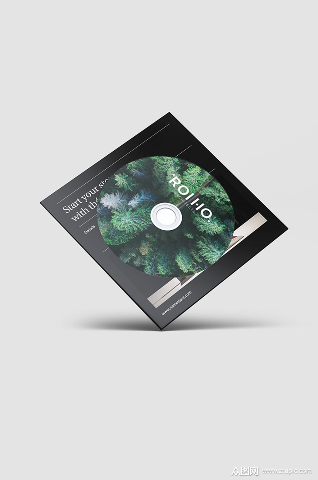 cd光盘样机效果图