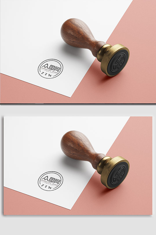 信封印章样机logo-众图网