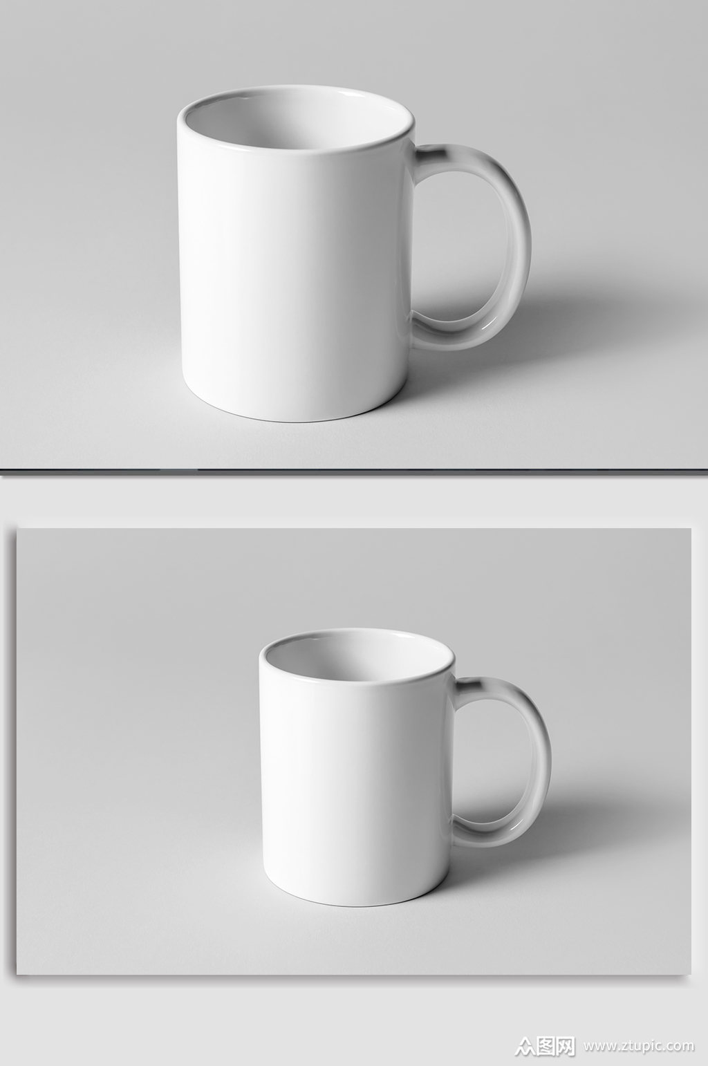 马克杯样机马克杯俯视模板下载-编号509365-众图网