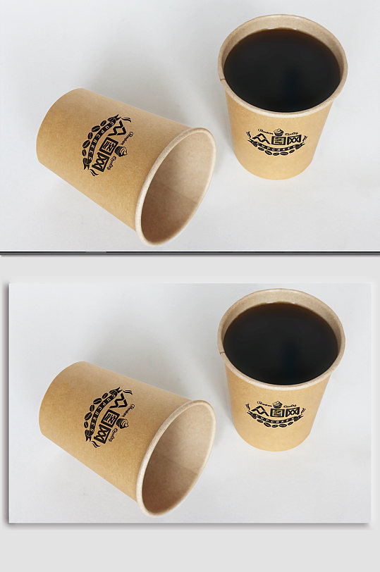 咖啡纸杯样机展示