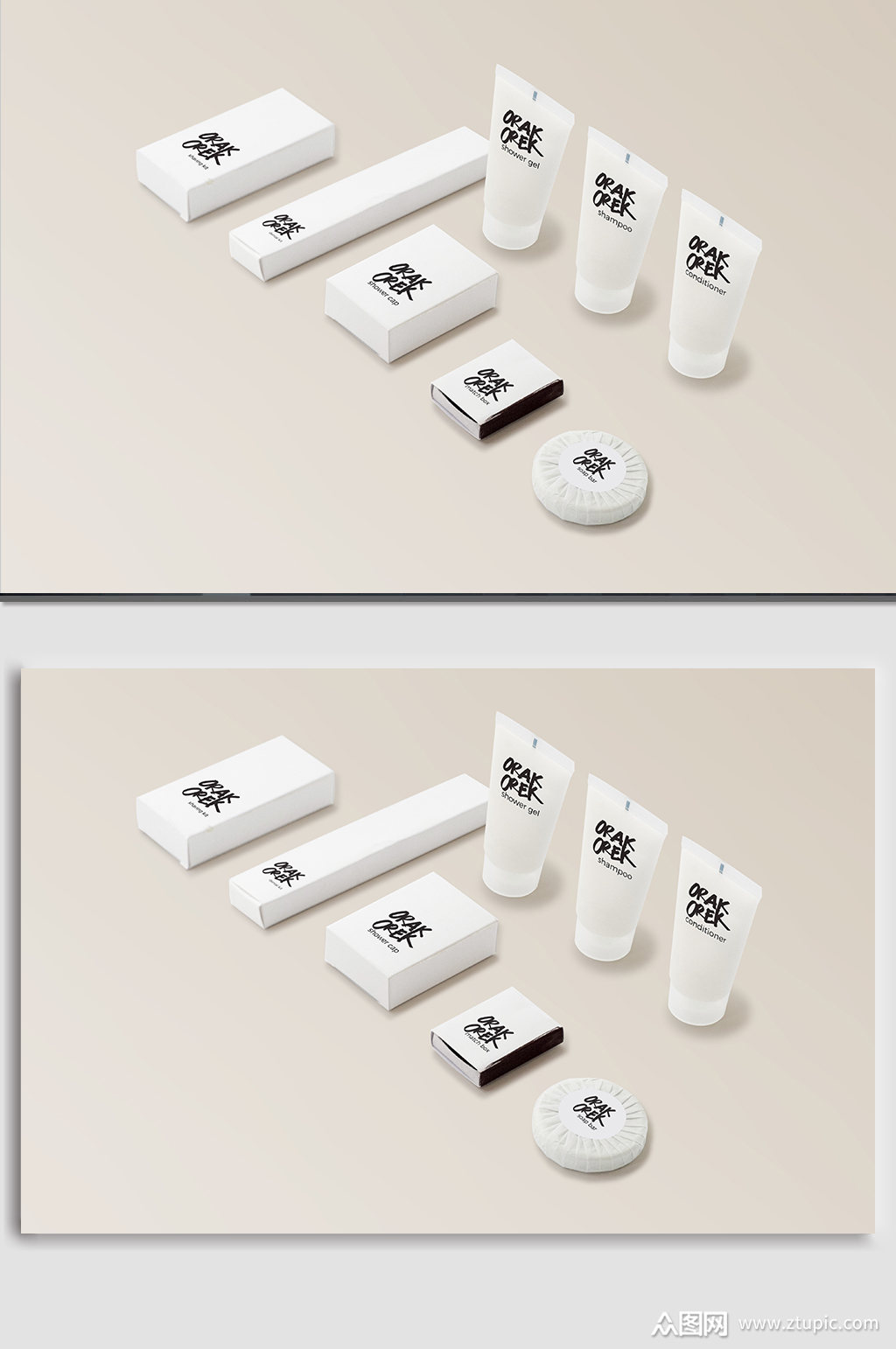 酒店洗漱用品样机