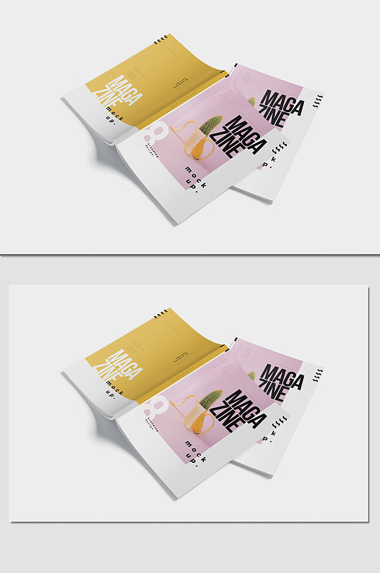 书本杂志样机展示-众图网