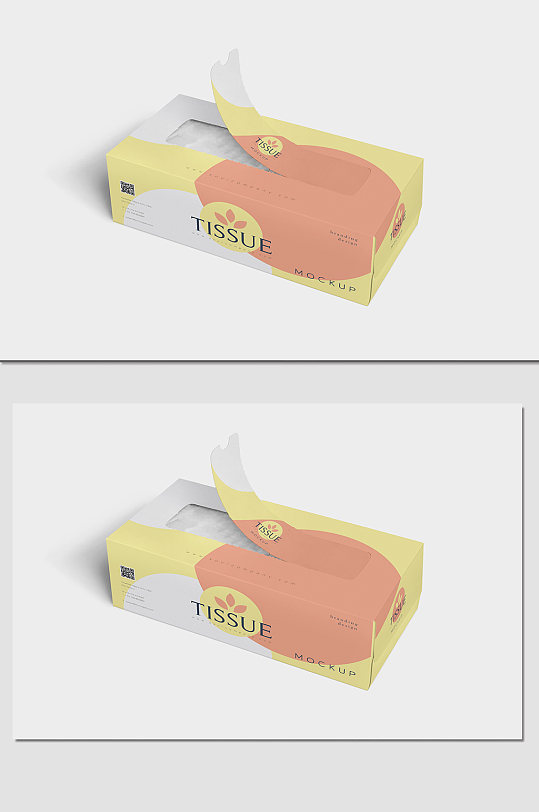 抽纸贴图样机展示-众图网