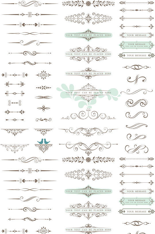 页眉边框图片-页眉边框设计素材-页眉边框模板下载-众图网