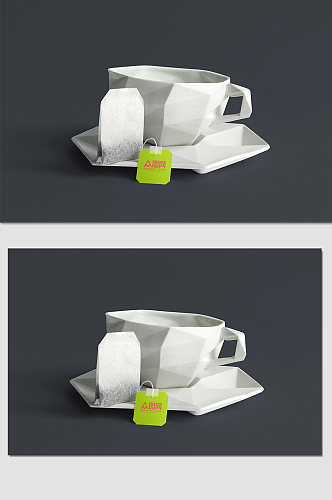 茶包茶叶包装贴图样机