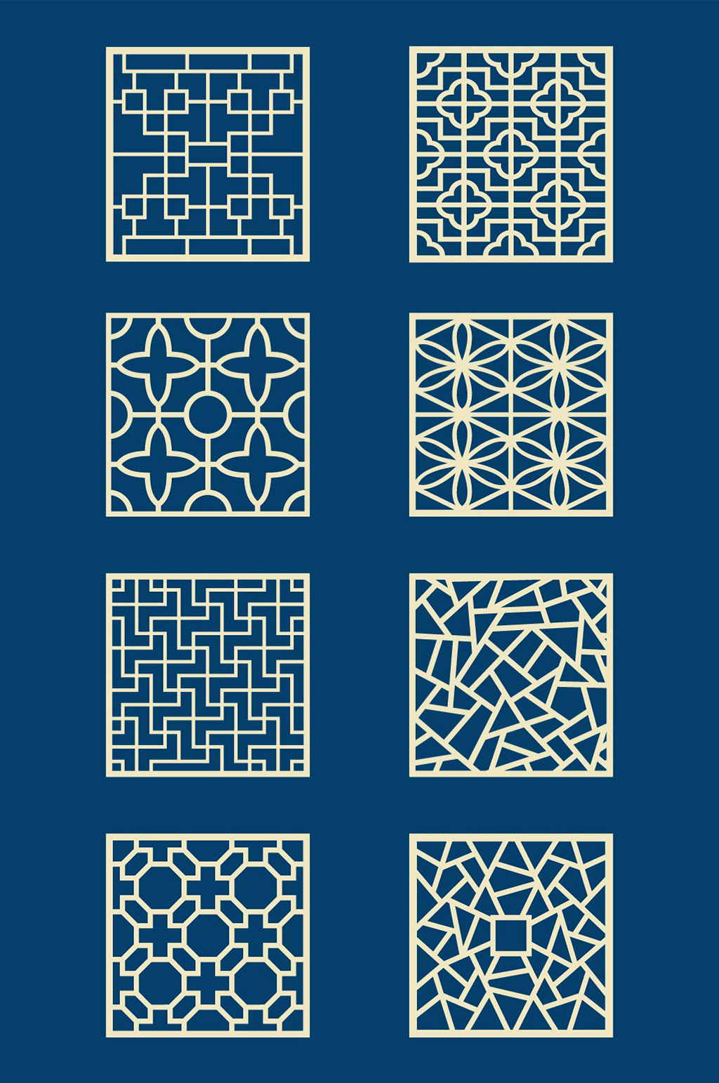 古典镂空边框素材