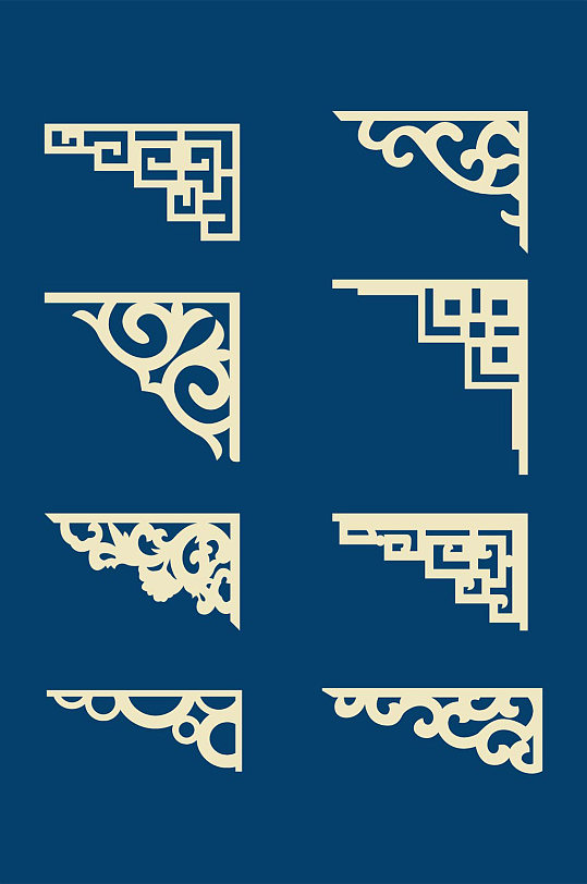 门延古典边框素材