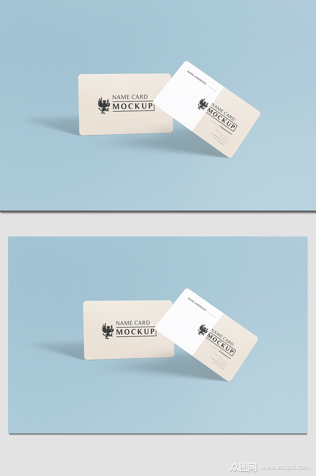 卡片名片样机展示模板下载-编号1193708-众图网