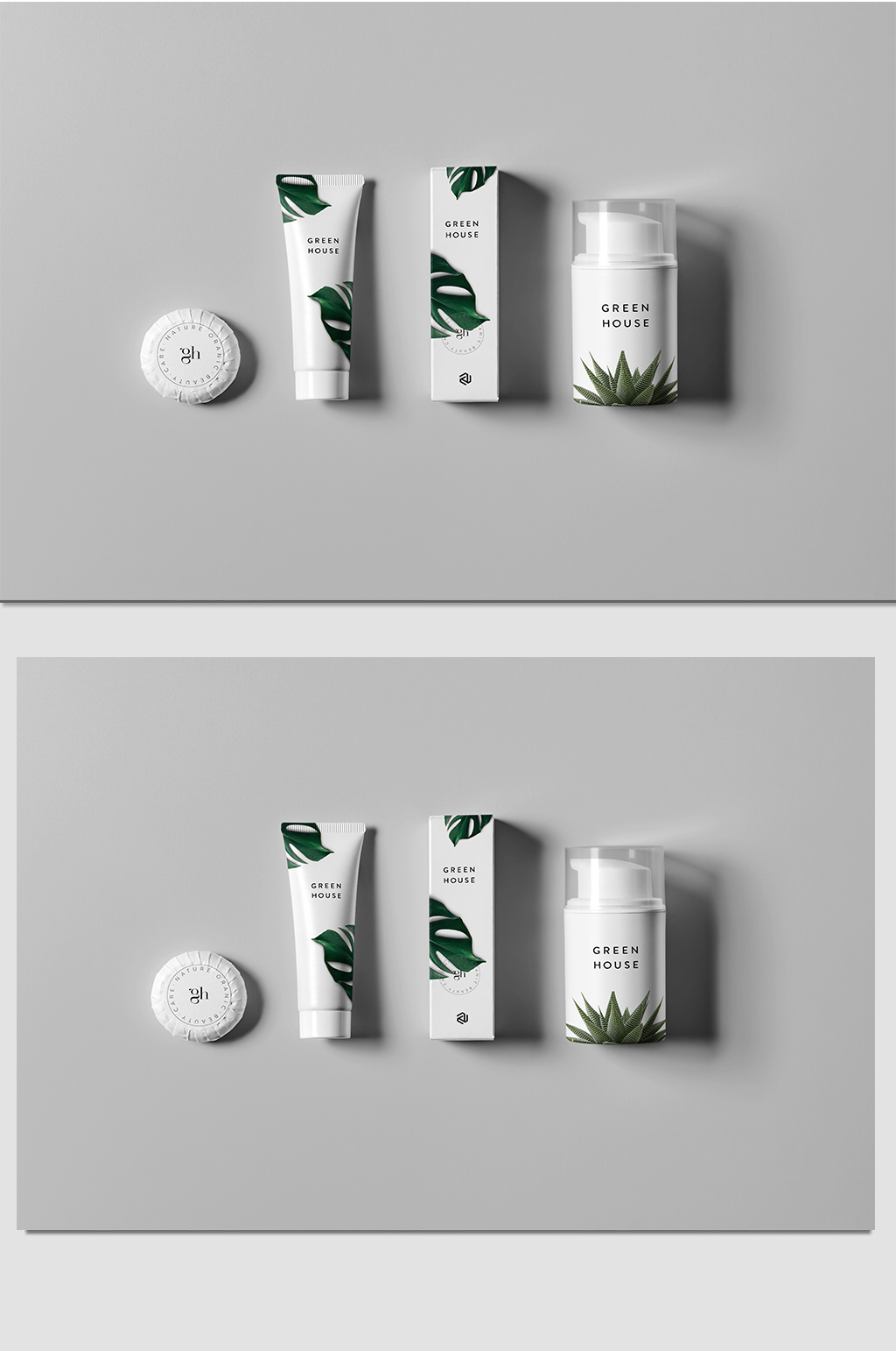 化妝品全套包裝樣機素材