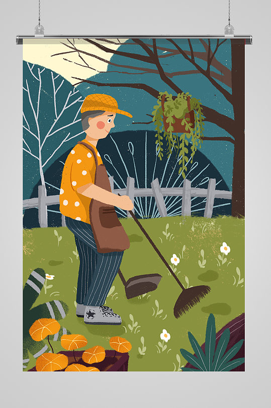 劳动节儿童插画图片-劳动节儿童插画素材下载-众图网