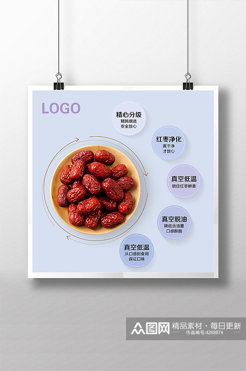 新疆优质红枣海报素材