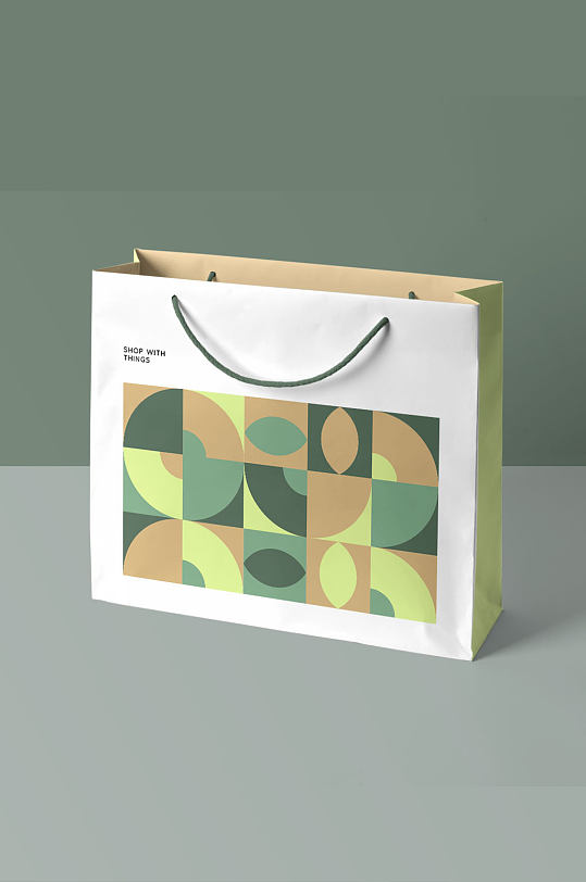 公司手拎袋购物袋样机模型设计