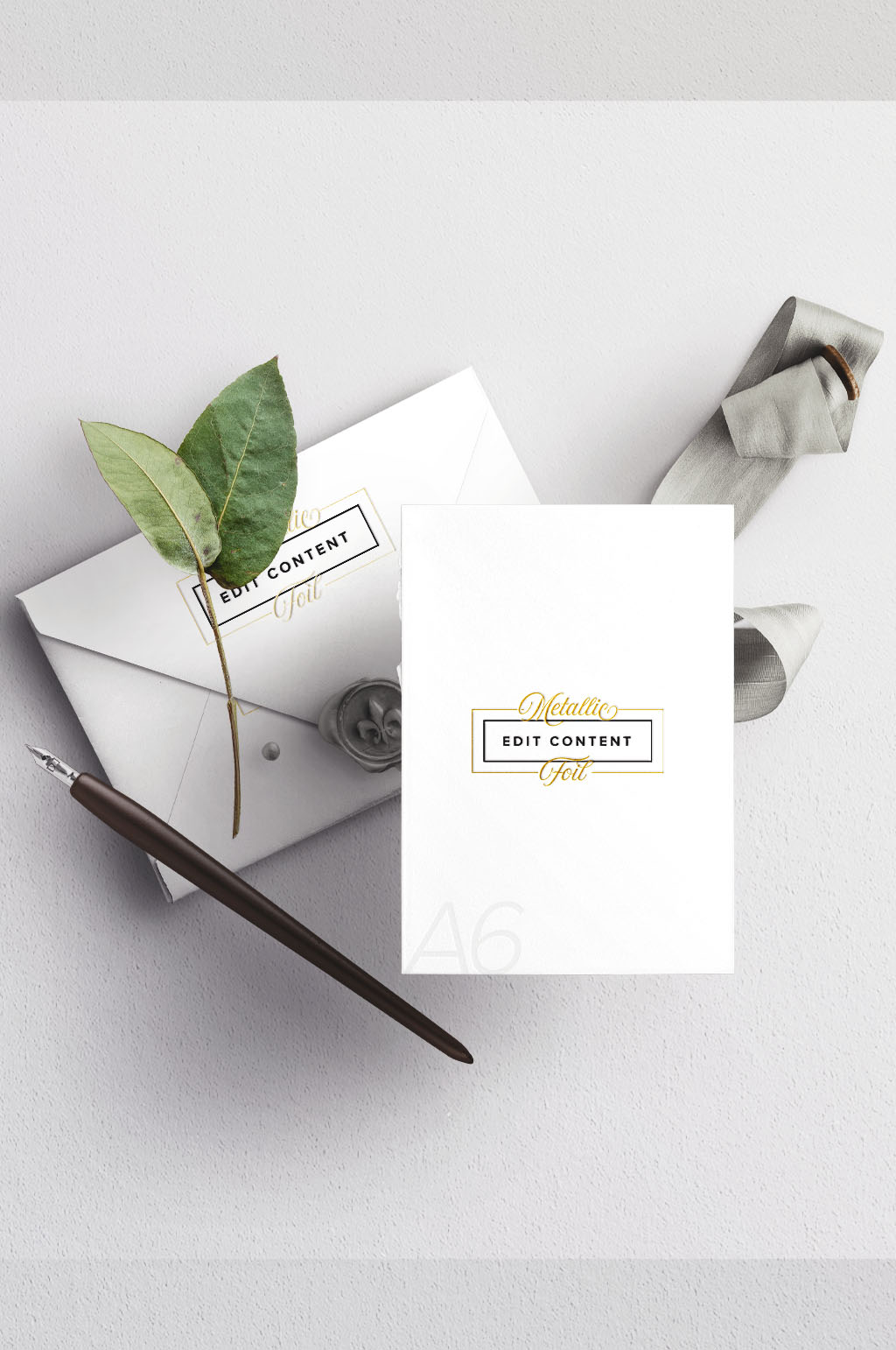 婚礼请柬样机模型素材效果