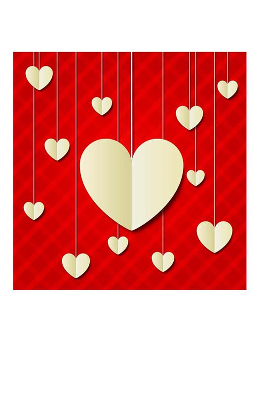 矢量eps情人节爱心海报设计卡片装饰素材