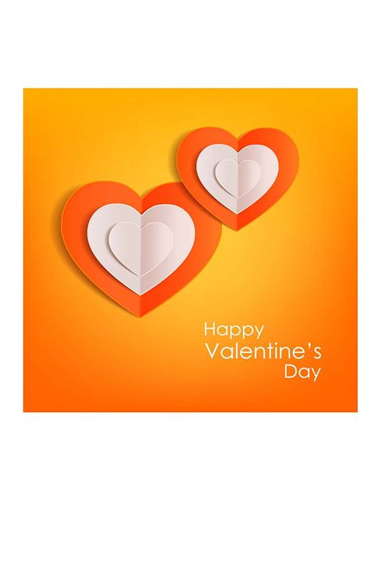 矢量创意情人节爱心海报卡片设计装饰素材