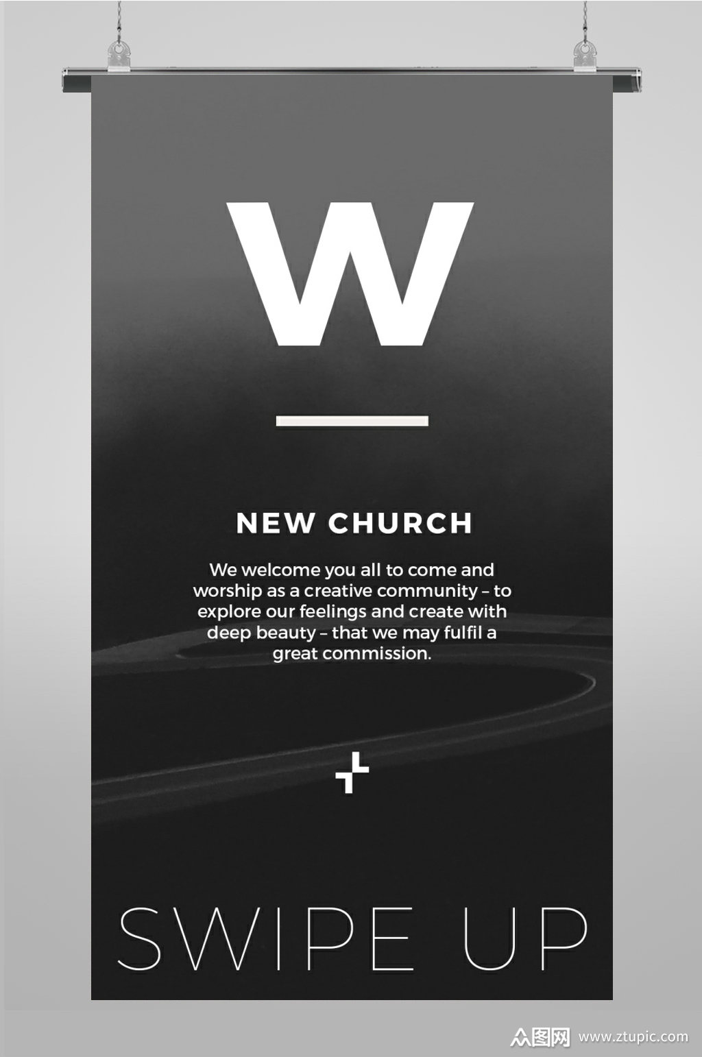 黑白文艺唯美照片海报图文排版设计