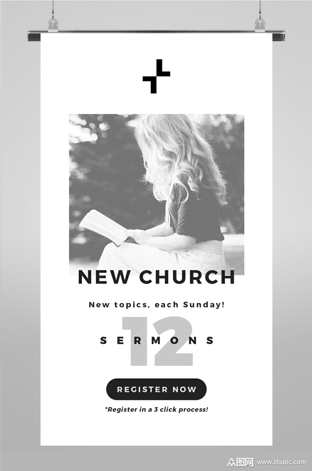 文艺唯美照片海报展示图文排版设计