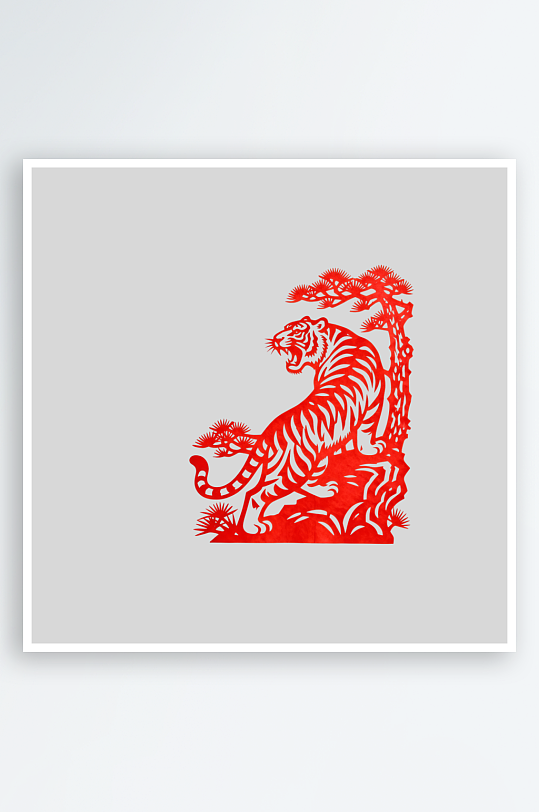 中式剪纸窗花素材-众图网