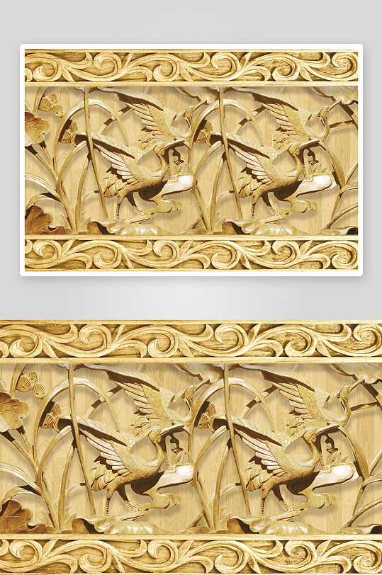 唯美花卉立体背景墙素材-众图网