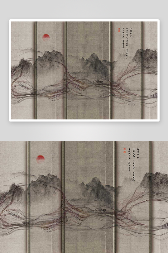 唯美古风中式背景装饰-众图网