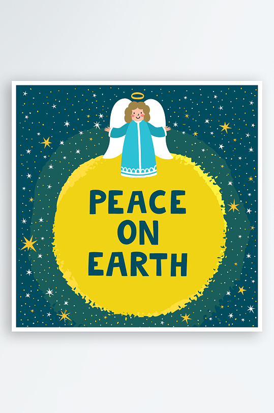 晚安绘本插画素材-众图网