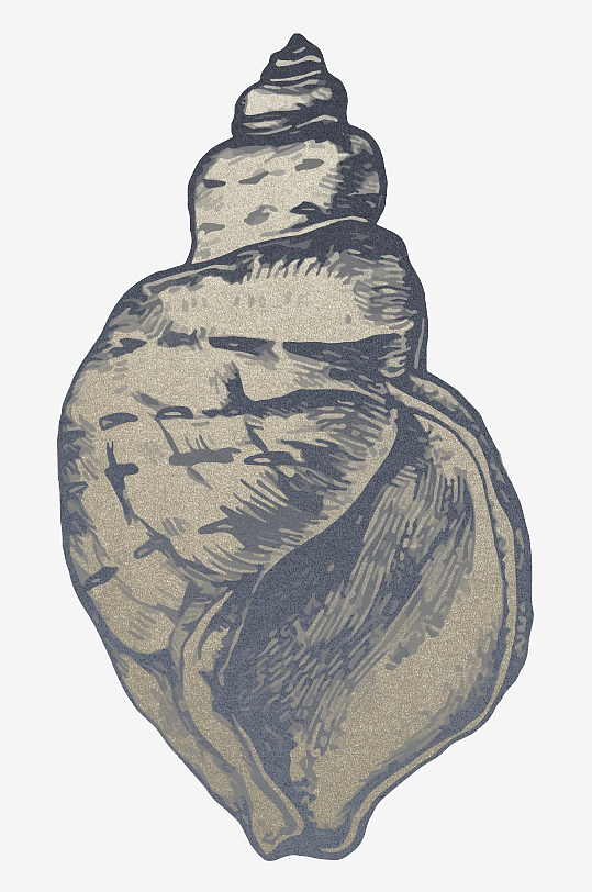 海洋生物手绘元素插画-众图网