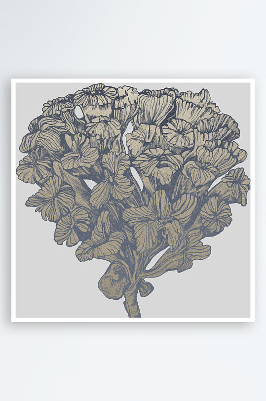 海洋生物手绘元素插画素材-众图网