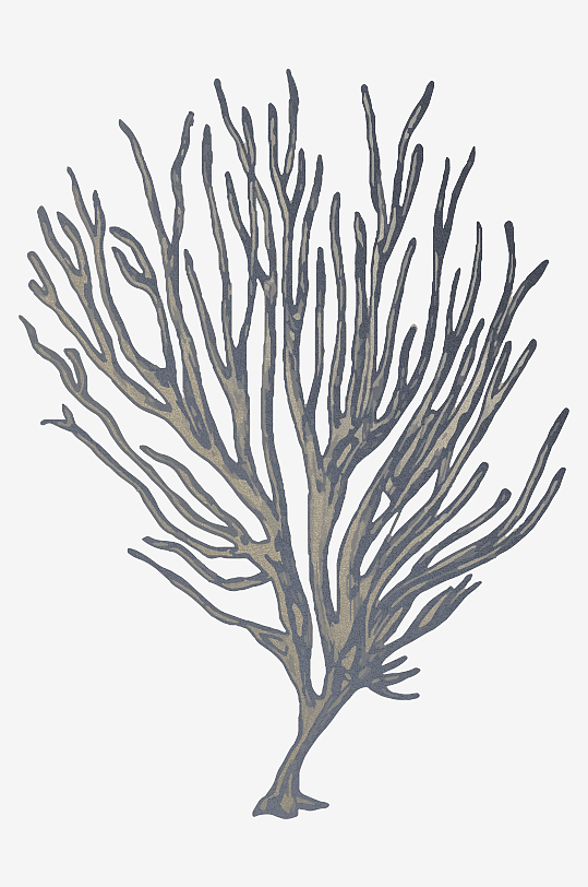 海洋生物手绘元素插画素材-众图网