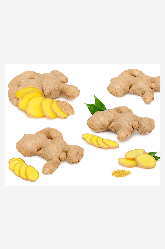 生姜姜片图片素材-众图网
