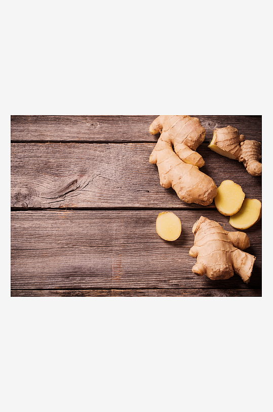 生姜姜片图片素材-众图网